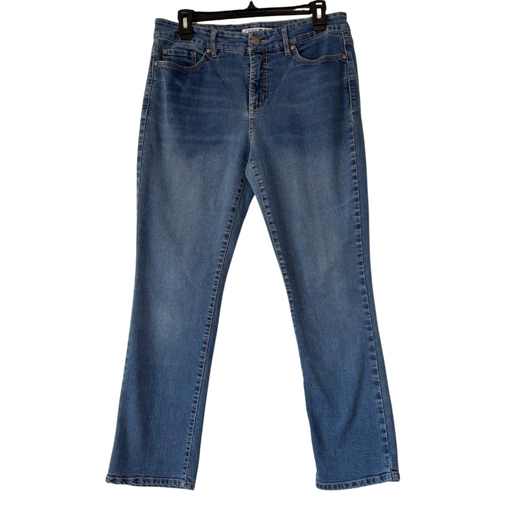 Code Bleu Women's Straight Leg Blue Jeans